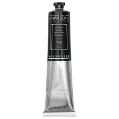 Sennelier Extra-Fine Artist Acryliques - Mars Black, 200 ml tube