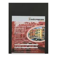 Inkpress Cold Press 300 Paper - 8-1/2" x 11", 300 gsm, 25 Sheets