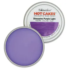 Enkaustikos Hot Cakes Encaustic Paint - Dioxazine Purple Light, 45 ml tin