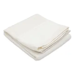 Charles Craft Aberdeen Hand Towel - White, 16-1/2" x 27"