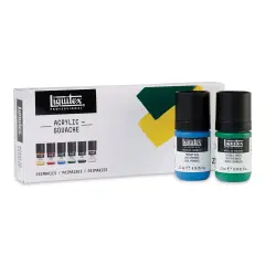 Liquitex Acrylic Gouache - Set of 6, Primaries, 22ml
