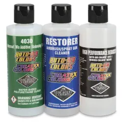 Createx Airbrush Additives And Mediums - Additive Set of 3, 4 oz bottles