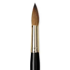 Da Vinci Maestro Kolinsky Brush - Full Belly Round, Short Handle, Size 20