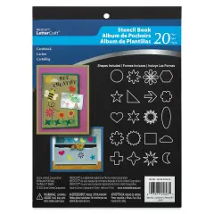 Westcott Stencil Book - 8" x 10", 20 Sheets