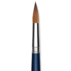 Escoda Optimo Kolinsky Sable Brush - Pointed Round, Long Handle, Size 16