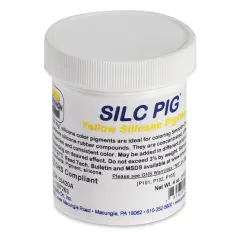 Smooth-On Silc Pig Silicone Color Pigment - Yellow, 4 oz