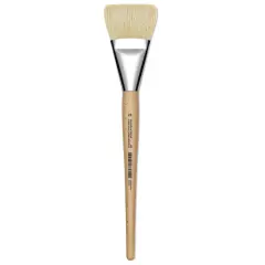Utrecht Rhenish Pure Hog Bristle Brush - Bright, Size 24, Long Handle
