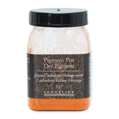 Sennelier Dry Pigment - Cadmium Yellow Orange, 120 g jar