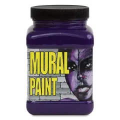 Chroma Acrylic Mural Paint - Purple Haze, 16 oz jar