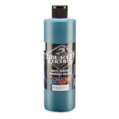 Createx Wicked Colors Airbrush Color - Opaque Phthalo Green, 16 oz, Bottle