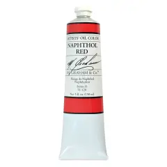 M. Graham Artists' Oil Color - Naphthol Red, 148 ml tube
