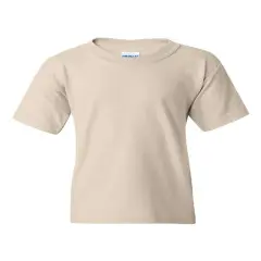 Gildan&reg; Heavy Cotton Youth Crewneck Short Sleeve T-Shirt - 5000B Natural