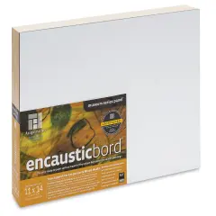 Ampersand Encausticbord - 11" x 14" x 1-1/2", Cradled