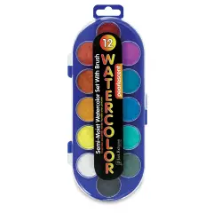 Richeson Opaque Watercolor Pan Set - Metallic, Set of 12