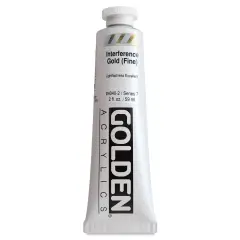 Golden Heavy Body Artist Acrylics - Interference Gold (Fine), 2 oz Tube