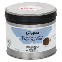 Cranfield Caligo Safe Wash Etching Ink - Carbazole Violet, 500 g Can