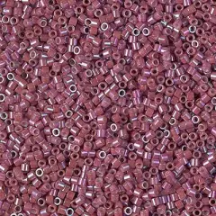 Miyuki Delica Bead 15/0, DBS1015, Metallic Raspberry Gold Iris