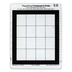 Compose It Grid - 8" x 10", Single Grid, 5:6