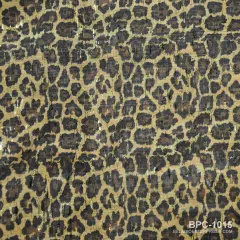 Belagio Cork Fabric, 25" Wide, Leopard Print, Brown Multi, 15-Yard Bolt