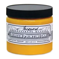 Jacquard Screen Printing Ink - Yellow, 16 oz