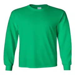 Gildan&reg; Ultra Cotton Long Sleeve T-Shirt Irish Green