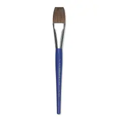 Blick Scholastic Ox Hair Brush - One-Stroke, Short Handle, 1"