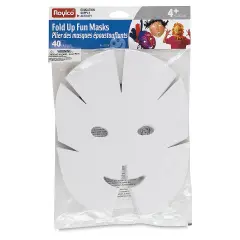 Roylco Fold Up Fun Masks - Classroom Pack of 40