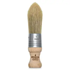Escoda Restore Premium Brush - Round Pointed, Size 4, Stubby Handle