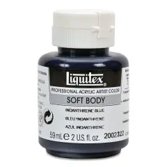 Liquitex Soft Body Artist Acrylics - Indanthrene Blue, 59 ml bottle