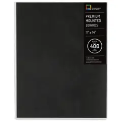UArt Premium Sanded Pastel Paper Board - 11" x 14", Dark, 400 Grit