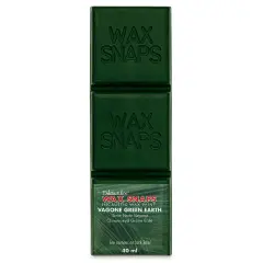 Enkaustikos Wax Snaps Encaustic Paints - Vagone Green Earth, 40 ml cake