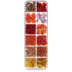 John Bead Czech Glass Bead Box Mix - Capeverdi Sunrise