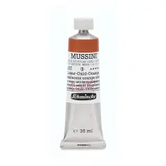 Schmincke Mussini Oil Colors - Translucent Orange Oxide, 35 ml tube