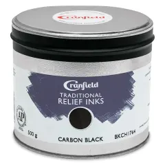 Cranfield Traditional Relief Ink - Carbon Black, 500 g