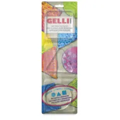 Gelli Arts Mini Gel Printing Plates - Assorted Shapes, Set of 3