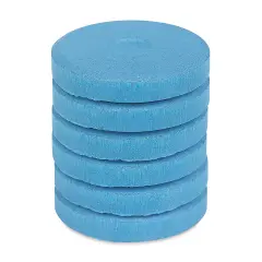 Richeson Tempera Cakes - Blue Metallic, Pkg of 6