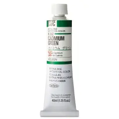 Holbein Artists' Oil Color - Cadmium Green, 40 ml tube