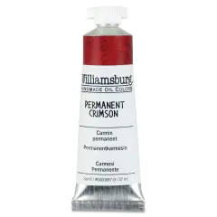 Williamsburg Handmade Oil Paint - Permanent Crimson, 37 ml tube
