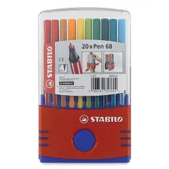 Stabilo Pen 68 Set - Set of 20,Color Parade, Assorted Colors