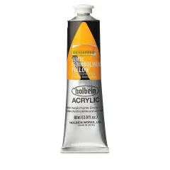 Holbein Heavy Body Artist Acrylics - Isoindolinone Yellow, 60 ml tube