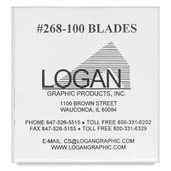 Logan Replacement Blade Pack - #268, Pkg of 100