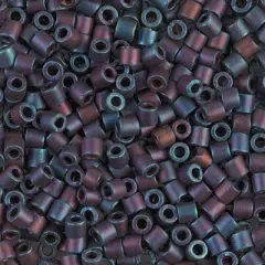 Miyuki Delica Bead 8/0, DBL0325, Matte Metallic Blue Iris