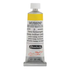 Schmincke Mussini Oil Color - Transparent Brilliant Yellow, 35 ml tube