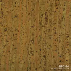 Belagio Cork Fabric, 18" x 15", Small Stripe Print, Natural