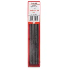 Caran d'Ache Technograph Leads - 3 mm, 6B, Pkg of 6 Leads