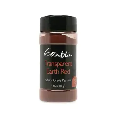 Gamblin Artist's Grade Pigment - Transparent Earth Red, 4 oz bottle