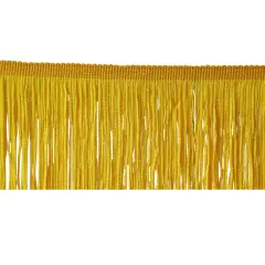 Belagio Chainette Fringe, 2" Wide, 10- Yard Bolt, Bright Yellow