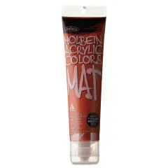 Holbein Mat Acrylic - Red Ochre, 110 ml tube