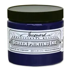 Jacquard Screen Printing Ink - Blue, 16 oz