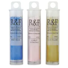 R&F Pigment Sticks - Set of 3, Trial Set 2, Half Sticks
